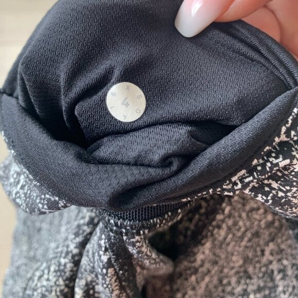 Lululemon Inspire Tight II LeggingsPower Luxtreme Suited Jacquard Black White - Picture 10 of 14